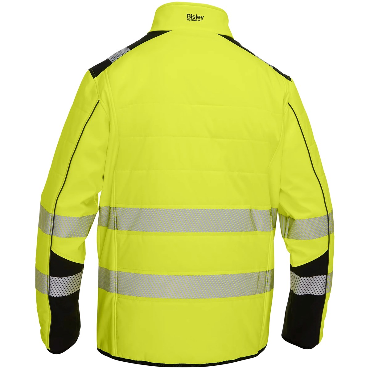 HIVIS, BISLEY, EJ4132T, TAPED HI VIS ROBEY JACKET, YELLOW, M