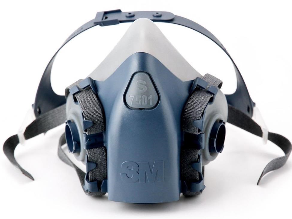 3M™ 7501 Series Reusable Half Mask - Size Small