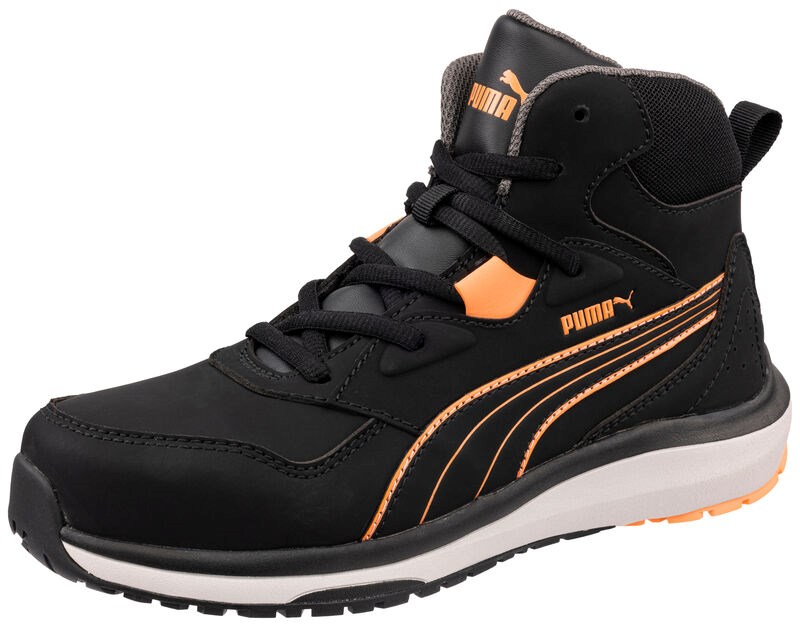 Puma® Safety STEPPER Blk/Peach MID S3S ESD FO HRO SR - Size 03
