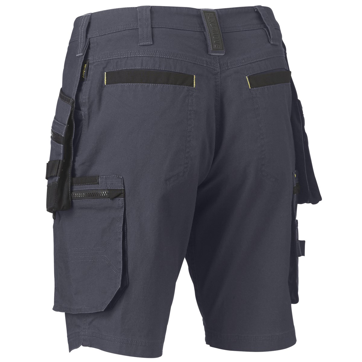 BISLEY, UKSHC1336 FLEX & MOVE STRETCH CARGO SHORTS, TOOL POCKETS CHARCOAL 48