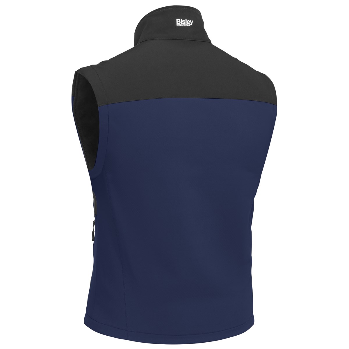 BISLEY EV2191 HICKS SOFTSHELL VEST, NAVY BLUE, XL