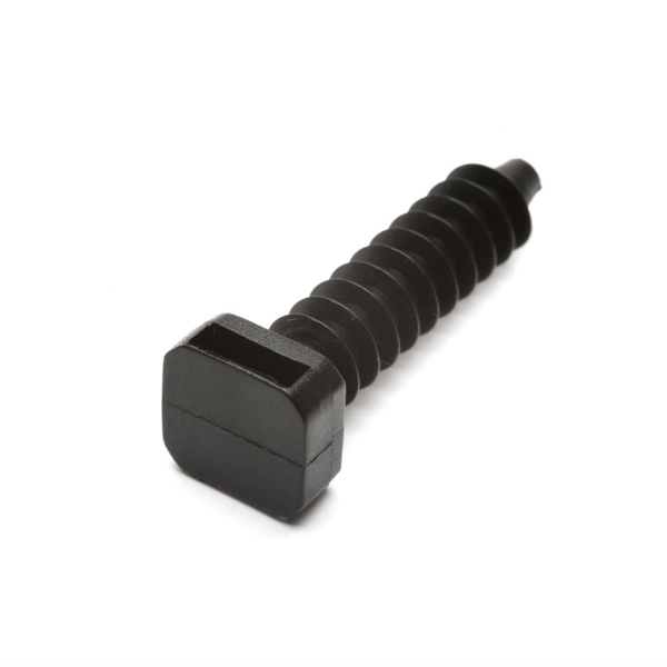C-Tie CMM7 7mm Black Cable Tie Masonry Mounts to Suit Cable Ties up to 9.0mm Width - Pack of 100
