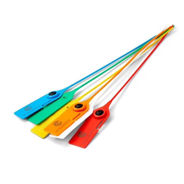 C-Tie CS15250BLUE Blue Aluminium Cable Seal with 1.5 x 250mm Cable - Box of 1000