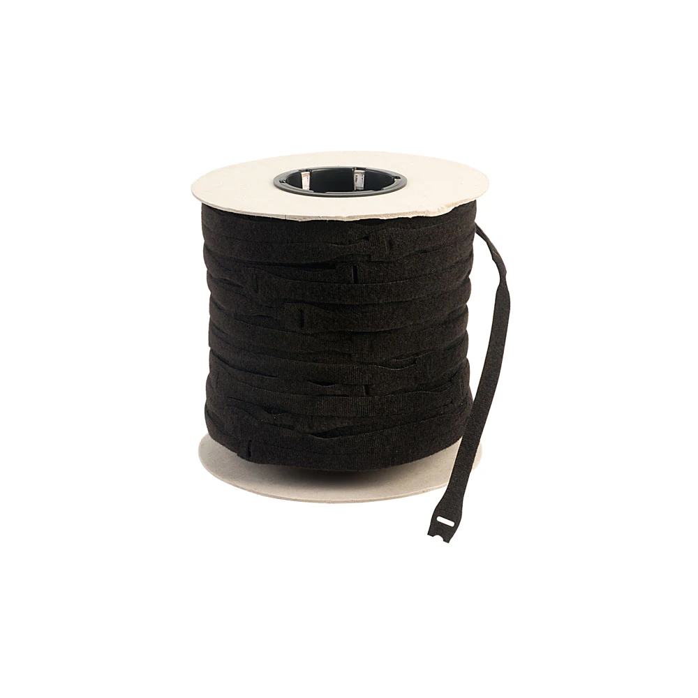 C-Tie VOWT15020 VELCRO® Brand 150 x 20mm Black ONE-WRAP® Ties - 1 Roll (750 Ties)
