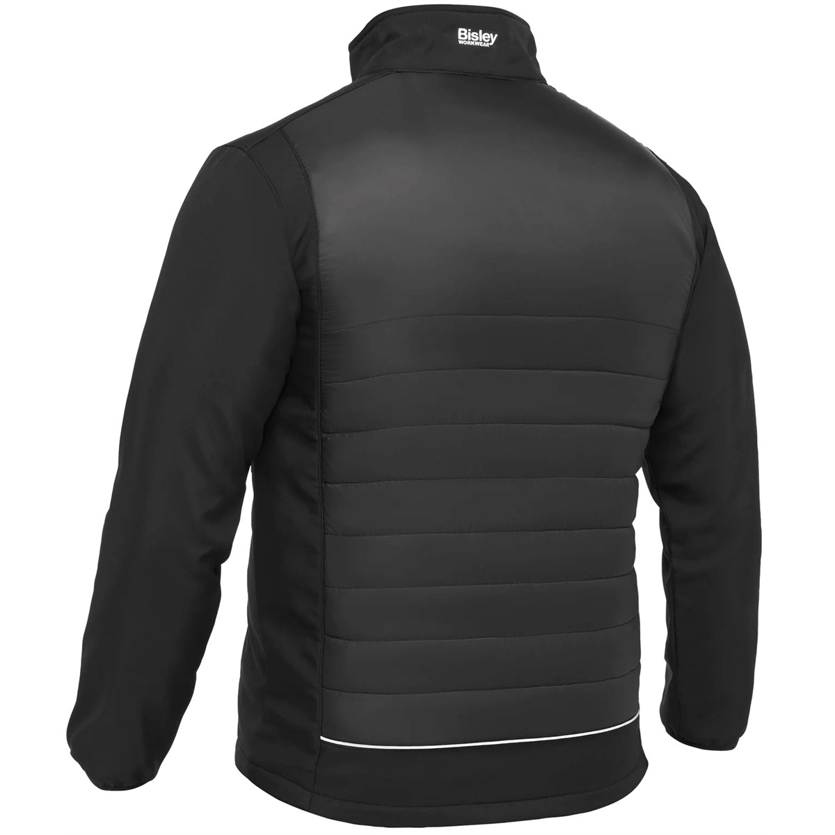 BISLEY EJ4126 COOPER PUFFER SOFTSHELL JACKET, BLACK, 3XL